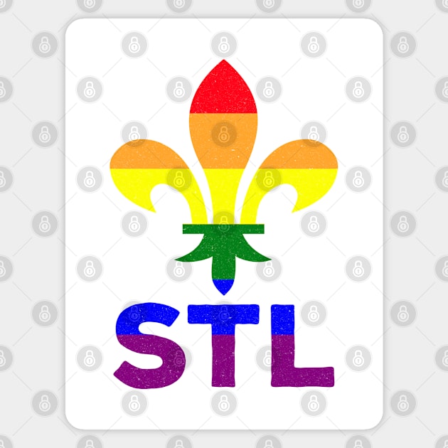 St Louis Pride Magnet by MoxieSTL